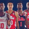 Ole Miss Basketball Players Paint By Numbers