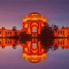 Palace Of Fine Arts California Water Reflection Paint By Numbers