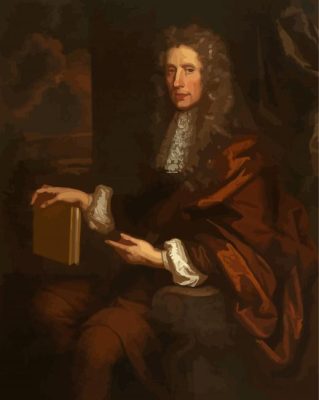 Portrait Of Robert Boyle Paint By Numbers