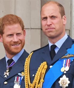 Prince William And Harry Paint By Numbers