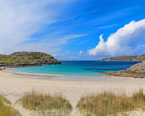 Scotland Achmelvich Bay Paint By Numbers