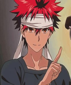 Soma Yukihira Food Wars Anime Paint By Numbers