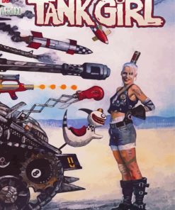 Tank Girl Movie Poster Paint By Numbers