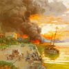 The Bombing Of The Intendencia By Fernando Amorsolo Paint By Numbers