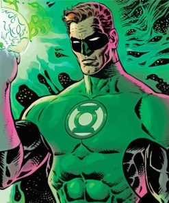 The Green Lantern Paint By Numbers