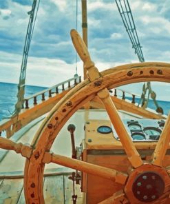 The Ship Wheel Paint By Numbers