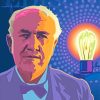 Thomas Edison Illustration Paint By Numbers