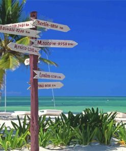 Varadero Cuba Beach Paint By Numbers