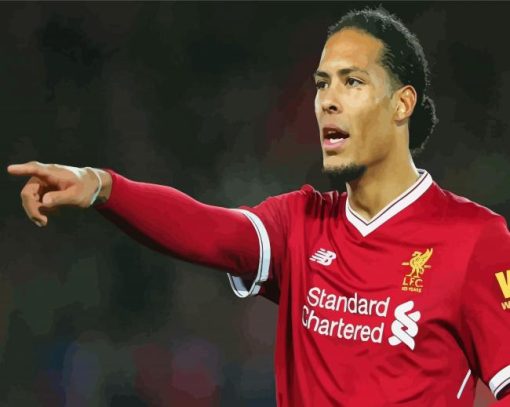 Virgil Van Dijk Paint By Numbers