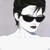 Woman With Glasses By Patrick Nagel Paint By Numbers