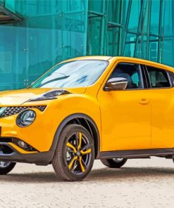 Yellow Nissan Juke Car Paint By Numbers