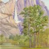 Yosemite Waterfall Marianne North Paint By Numbers