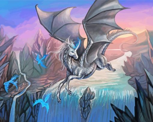 Aesthetic Unicorn Dragon Paint By Numbers