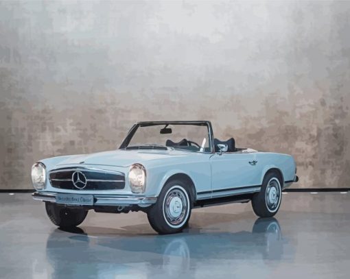 Aesthetic Mercedes Sl Paint By Numbers