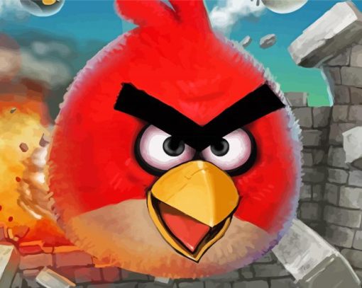 Angry Birds Paint By Numbers