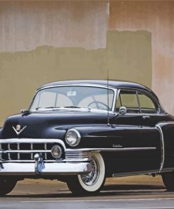 Black 1950s Cadillac Paint By Numbers