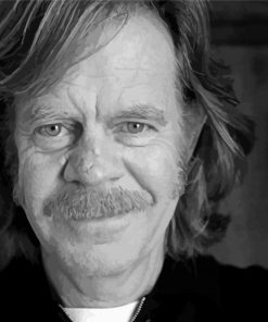 Black And White William H Macy Paint By Numbers