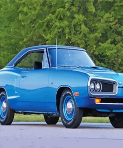 Blue Super Bee Paint By Numbers