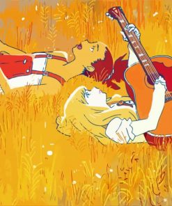 Carole And Tuesday Animated Serie Characters Art Paint By Numbers