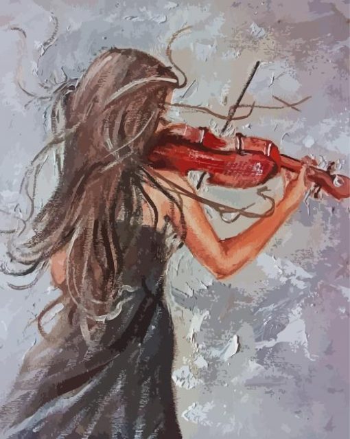 Cello Player Monika Luniak Paint By Numbers