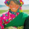 Colorful Tibet Girl Paint By Numbers