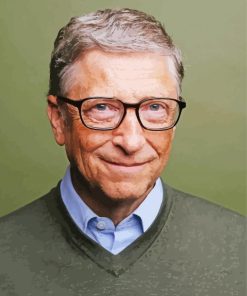 Cool Bill Gates Paint By Numbers