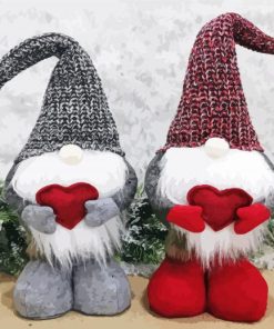 Couple Gnomes Valentine Paint By Numbers