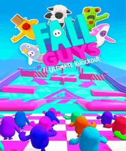 Fall Guy Ultimate Knockout Game Poster Paint By Numbers