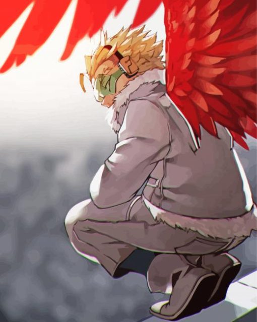 Hawks My Hero Academia Anime Paint By Numbers