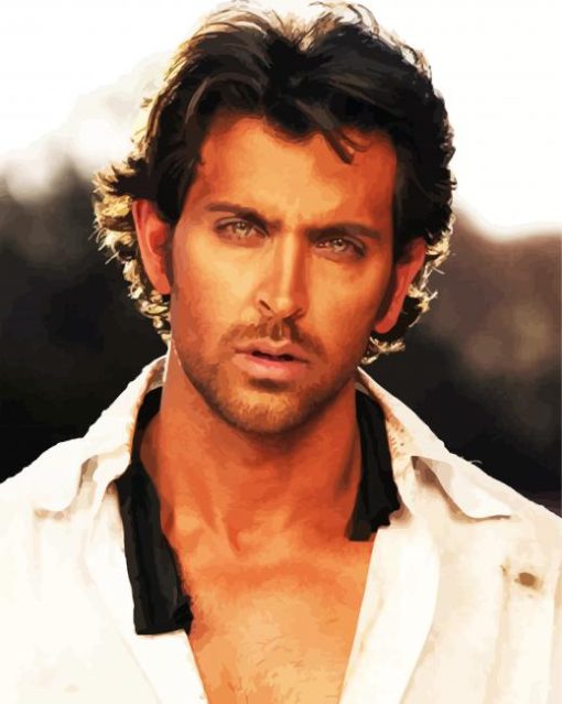 Hrithik Roshan Paint By Numbers