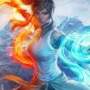 Korra Water And Fire Anime Paint By Numbers