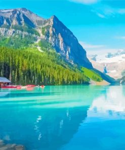 Lake Louise In Banff Canada Paint By Numbers