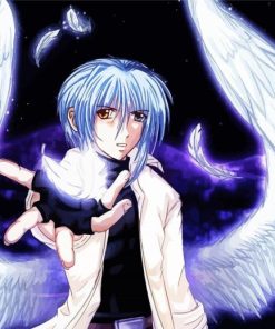 Male Angel Anime Paint By Numbers