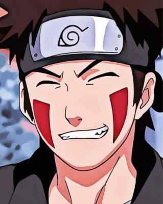 Naruto Kiba Inuzuka Paint By Numbers