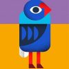 Pukeko Bird Illustration Art Paint By Numbers