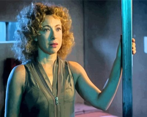 River Song Doctor Who Character Paint By Numbers