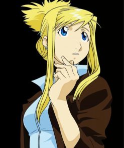 Riza Hawkeye Anime Girl Paint By Numbers