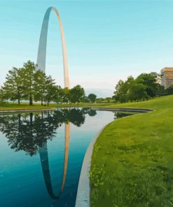 The Gateway Arch St Louis Paint By Numbers