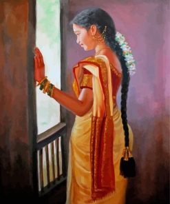 Traditional Girl Paint By Numbers