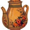 Vintage Victorian Teapot Paint By Numbers