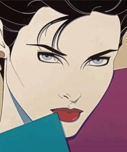 Woman Face Patrick Nagel Paint By Numbers