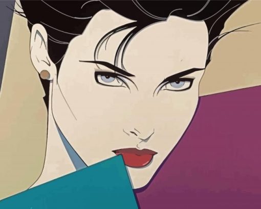 Woman Face Patrick Nagel Paint By Numbers