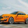 Yellow Shelby Gt 350 Paint By Numbers