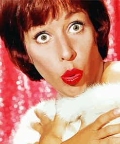 Young Carol Burnett Paint By Numbers