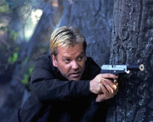 24 Jack Bauer Paint By Numbers