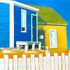 Aesthetic Yellow House Paint By Numbers