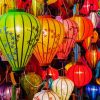 Asian Lanterns Paint By Numbers