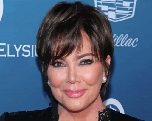 Beautiful Kris Jenner Paint By Numbers