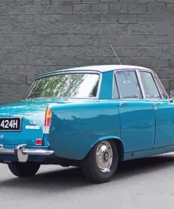 Blue Rover P6 Car Paint By Numbers