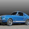 Blue Classic Ford Mustang Car Paint By Numbers